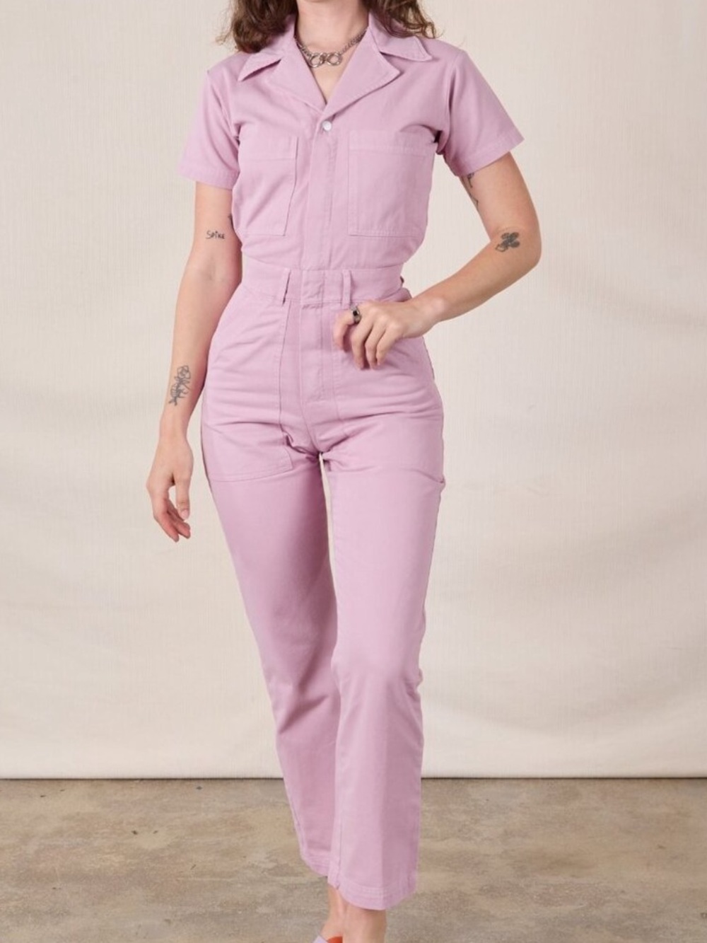 Big Bud Press Everyday Jumpsuit Lilac Medium